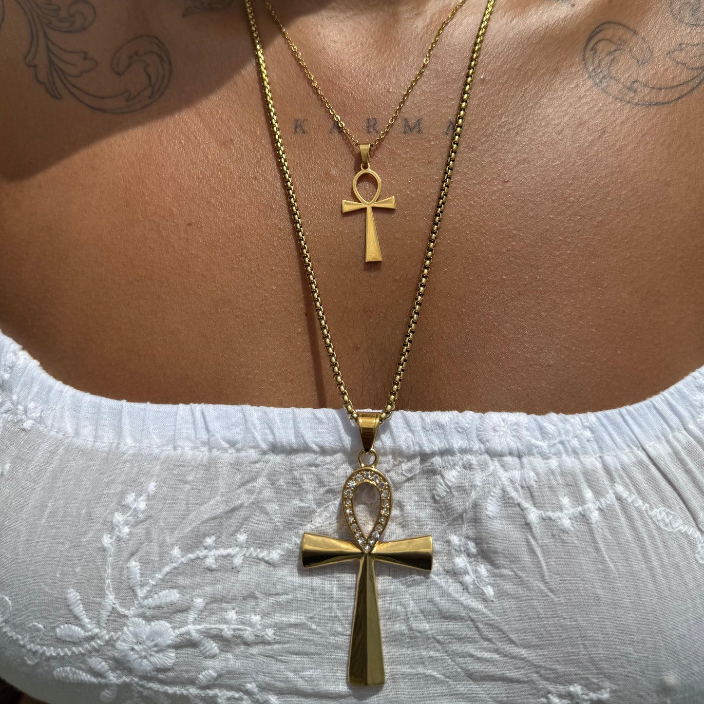 COLLIER PETITE CROIX D’ANKH