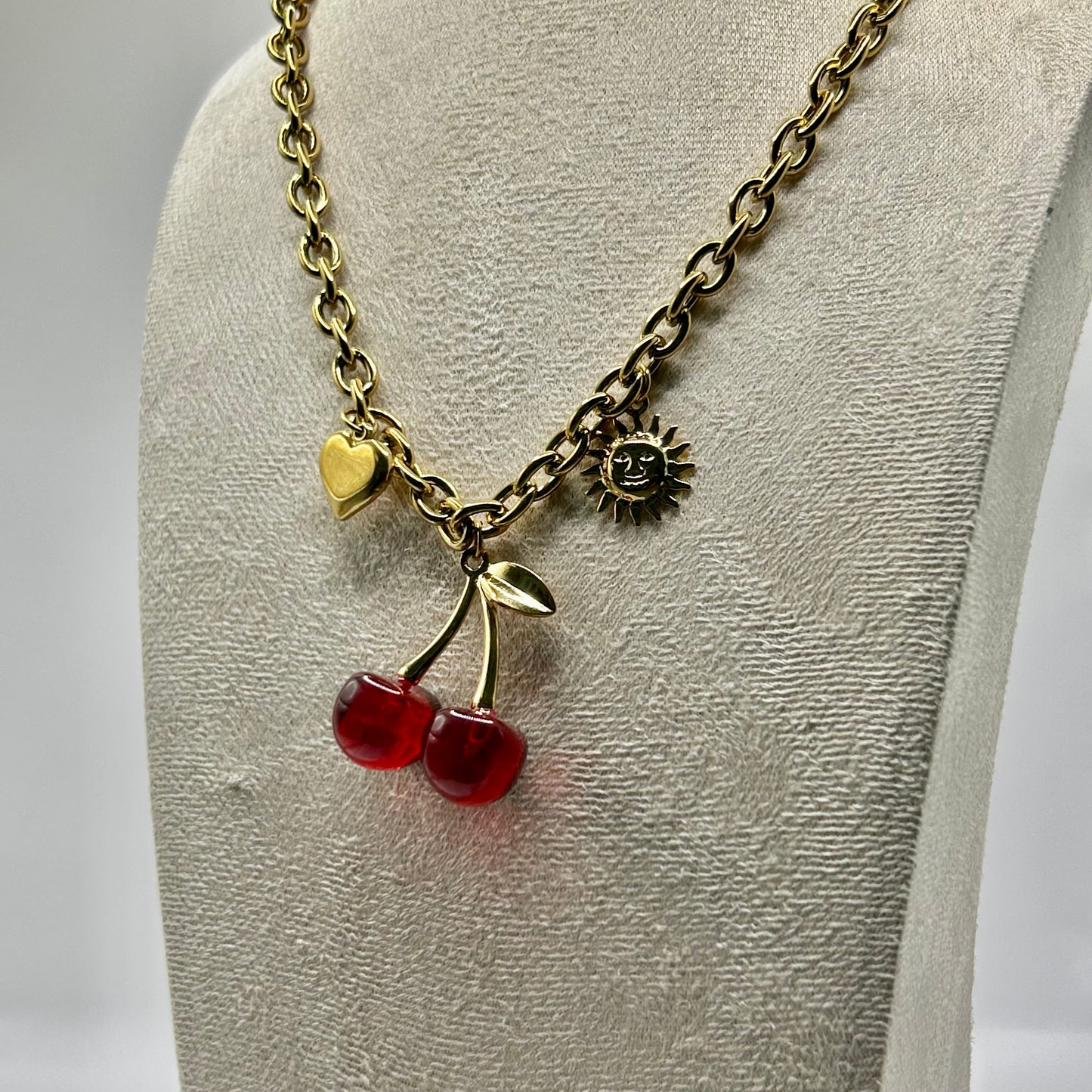 COLLIER CERISE