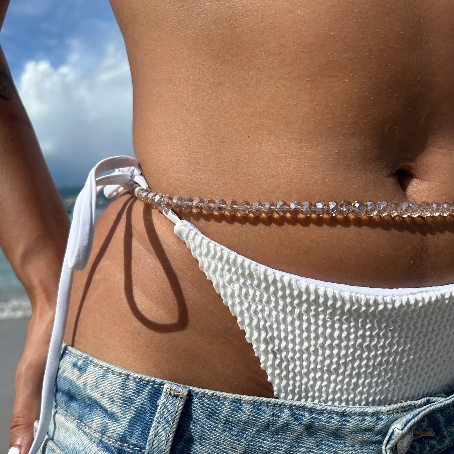 BAYA EN PERLES CHAMPAGNE