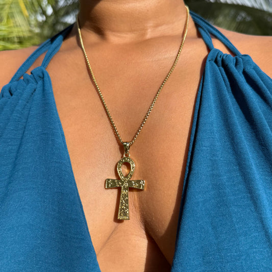 COLLIER CROIX D’ANKH CLEOPATRE
