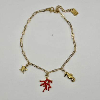 CHEVILLIÈRE CORAIL ROUGE