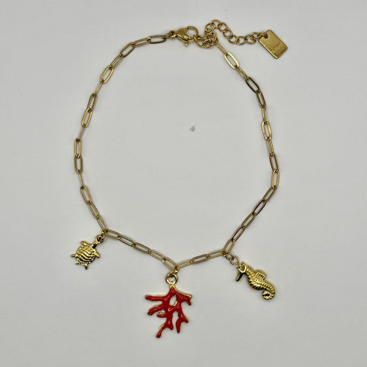 CHEVILLIÈRE CORAIL ROUGE