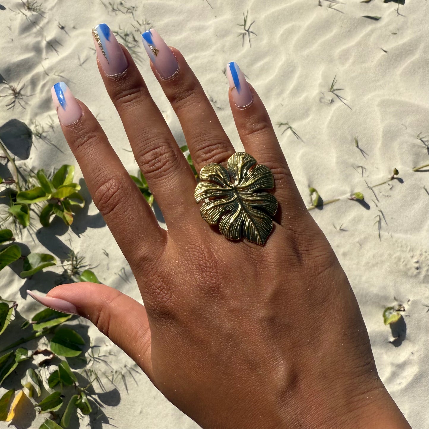 BAGUE MONSTERA