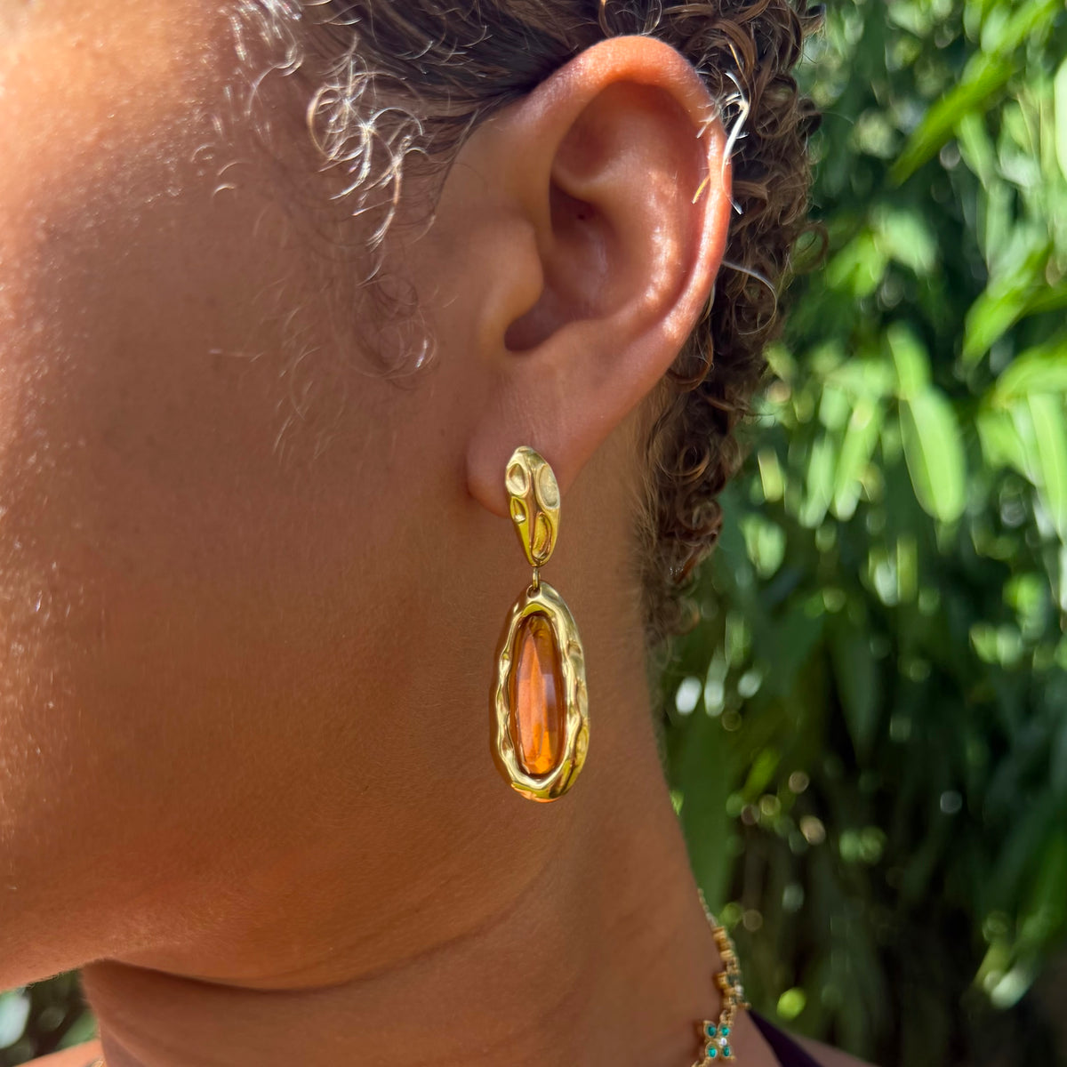 BOUCLES D’OREILLES ÉMERAUDE