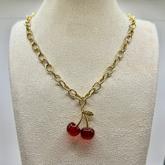 COLLIER CERISE