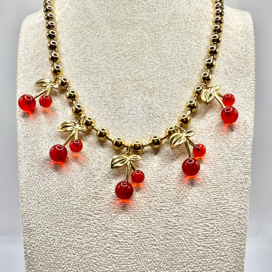 COLLIER CEREZA